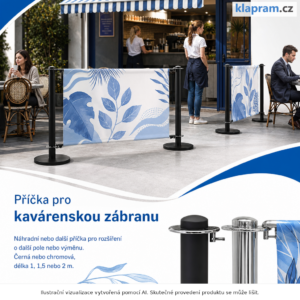 Příčka pro kavárenskou zábranu – Lifestyle – AI vizualizace