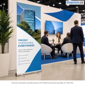 Roll up Economy R Banner s tiskem – Lifestyle – AI vizualizace