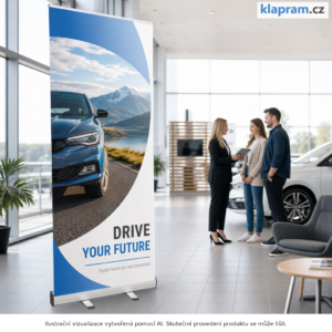 Roll up Everyday R Banner s tiskem – Lifestyle – AI vizualizace