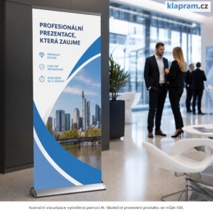 Roll up Exclusive s tiskem – Lifestyle – AI vizualizace