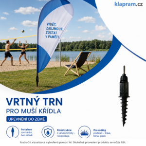 Vrtný trn pro muší křídla – upevnění do země – Lifestyle – AI vizualizace